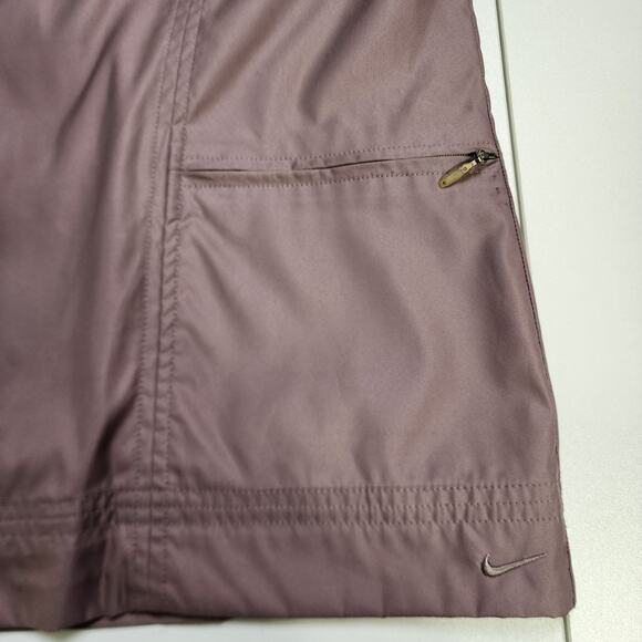 Nike Golf Womens Clima Fit Hooded Zip Up Vest Size Large Purple Windbreaker - Picture 13 of 15